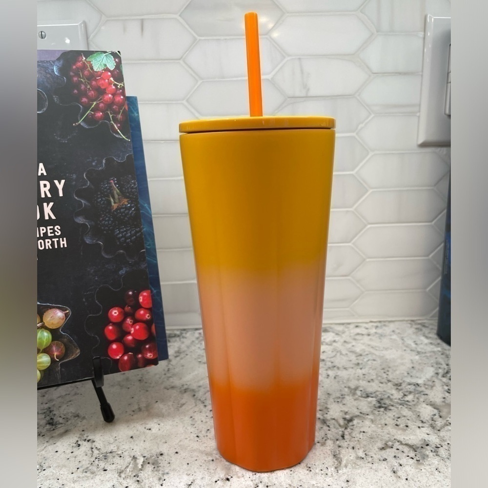 Starbucks 2024 Spring Gradient Orange Sherbet Cold Cup. NWT. Halloween too! - Picture 3 of 8